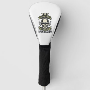 Best Dads Have Tattoos and Beards Skull Shirt_1 Golf Head Cover