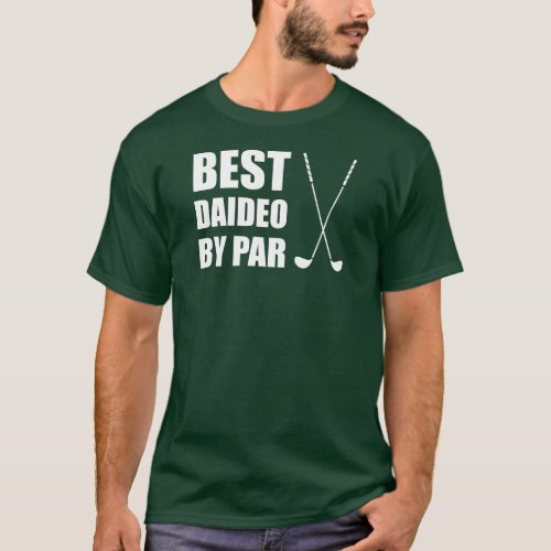 Best Daideo By Par Irish Grandpa Golf T_Shirt