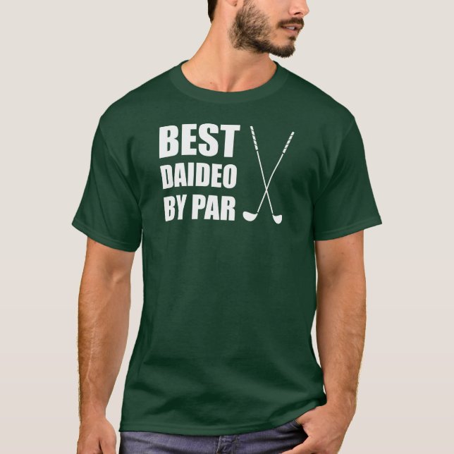 Best Daideo By Par Irish Grandpa Golf T-Shirt (Front)
