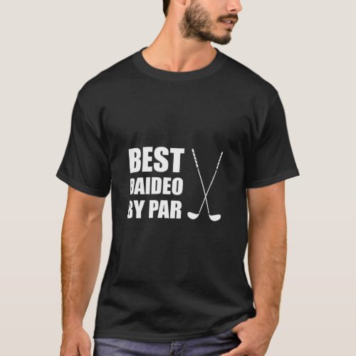 Best Daideo By Par Irish Grandpa Golfer Pun  T_Shirt