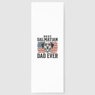 Best Dalmatian Dad Ever Patriotic Dog Shirt Design Bookmarks
