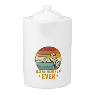 Best Dalmatian Dad Ever Vintage Fist Bump Shirt_1 Teapot