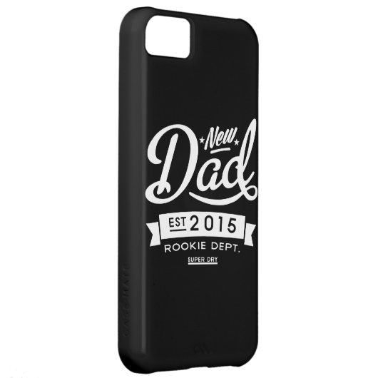 Best Dark New Dad 2015 Case-Mate iPhone Case (Back/Right)