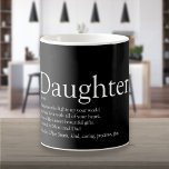 Best Daughter Ever Definition Simple Modern Coffee Mug<br><div class="desc">Personalise for your special daughter or hija (big or small) to create a unique gift. A perfect way to show her how amazing she is every day. Designed by Thisisnotme©</div>