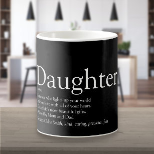 Daughter Gift from Mom/Dad Tumblers 20oz - Gifts for Daughter from  Mother/Father Coffee Mug - To My Daughter Cup - Christmas Mothers Day  Birthday Gift
