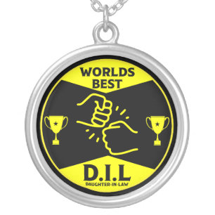 Best Daughter-In+law Gifts Silver Plated Necklace