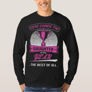 Best Daughter  Phrase for Girls and female Kids T-Shirt