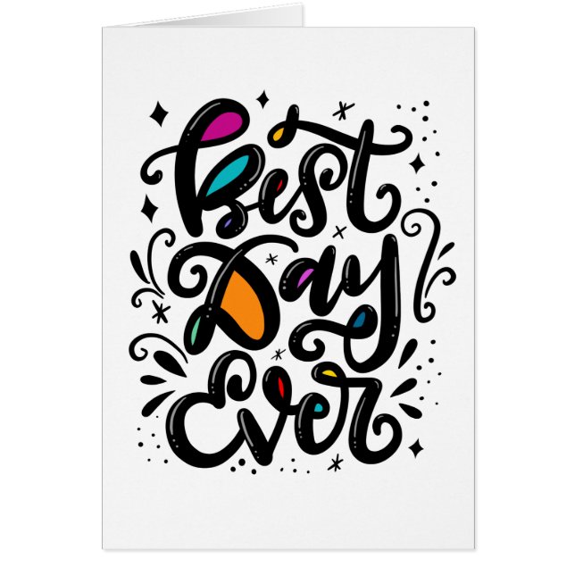 Best Day Ever Cards (Front)