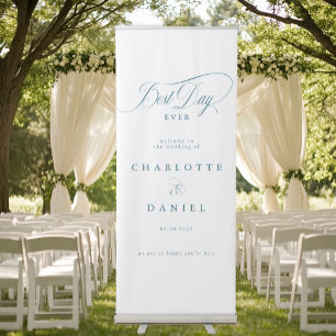 BEST DAY EVER!  Elegant, Wedding Banner