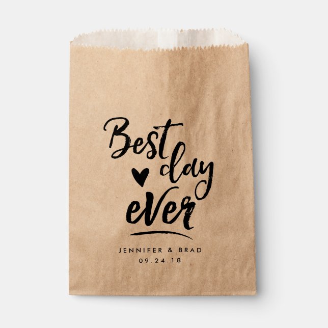 Best Day Ever Favor Bag (Front)