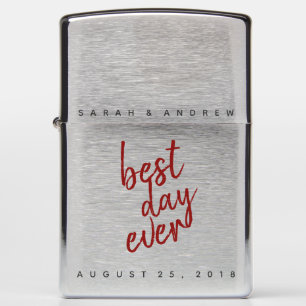 Best Day Ever Groomsmen Zippo Lighter