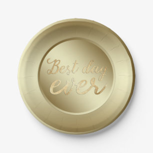 Best Day Ever Paper Plates