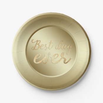 Best Day Ever Paper Plates by Pure_Elegance at Zazzle