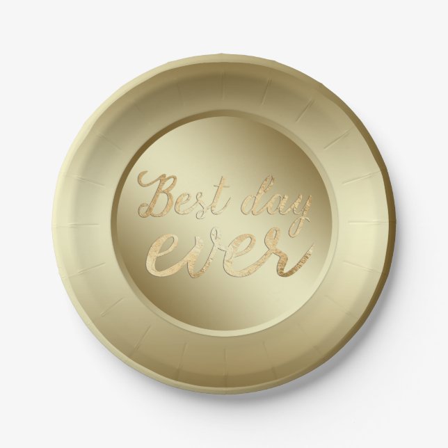 Best Day Ever Paper Plates (Front)