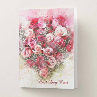 Best Day Ever Pocket Portfolio Folder