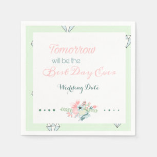 Best Day Ever (Rehearsal Dinner) Napkins