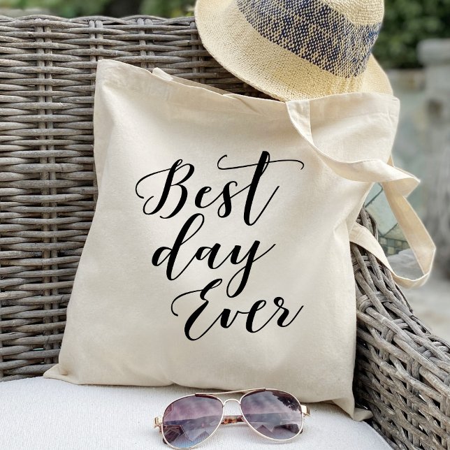 Best Day Ever Simple Welcome Tote Bag (Creator Uploaded)