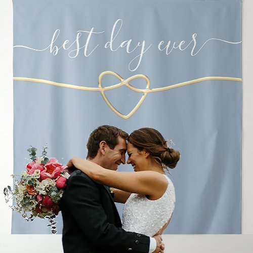 Best Day Ever Wedding Backdrop 