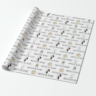 Best Day Ever Wedding Celebration Wrapping Paper