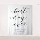 Best Day Ever Wedding Ceremony Backdrop