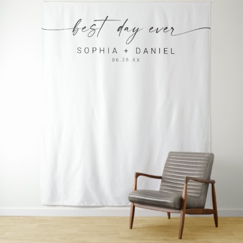 Best Day Ever Wedding Decor Backdrop Best Day Ever Wedding Decor Backdrop