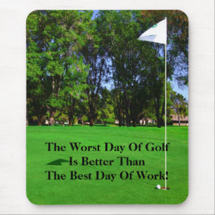 Best Day Of Golf Mousepad