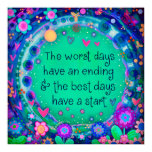 ”Best Days” Inspirivity Poster ”Best Days” Inspirivity Poster