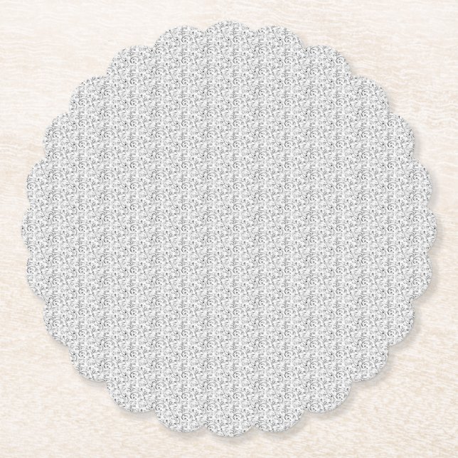 Best decorative Design Twelve Paper Coaster (Front)