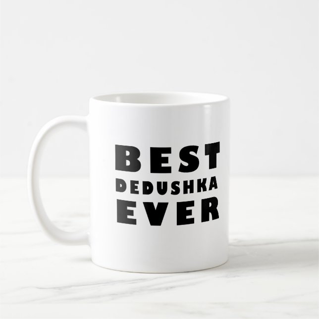  best dedushka ever T-Shirt Coffee Mug (Left)