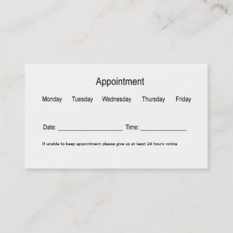 Best Dentist Appointment Reminder Business Cards | Zazzle