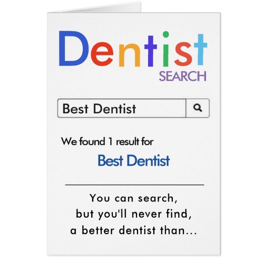 Best Dentist Gift Cards (Front)