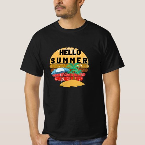 Best Design Hello Summer T_Shirt