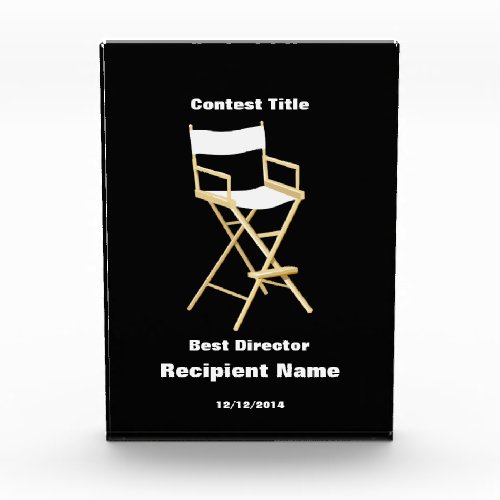 Best Director Director Chair Contest Award