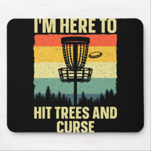 Best Disc Golf Art For Men Women Kids Disc Golfer Mouse Pad