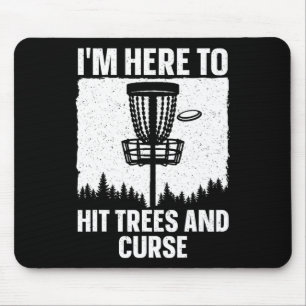 Best Disc Golf Art For Men Women Kids Disc Golfer Mouse Pad