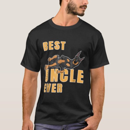 Best Doberman Uncle Ever   T_Shirt
