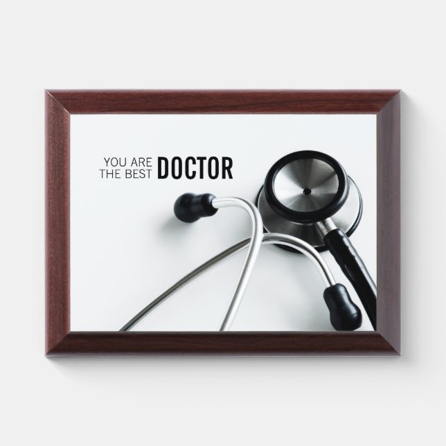 Best Doctor Award Plaque (Horizontal)