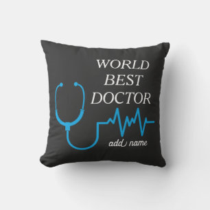 Best Doctor Ever Appreciation Personalized Gifts  Throw Pillow