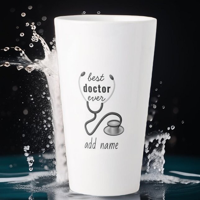 Best Doctor Ever Appreciation Thank You Doctor Latte Mug (best doctor ever physician)