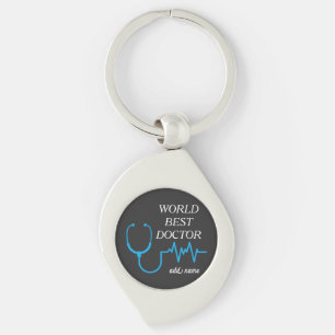 Best Doctor Ever Appreciation World’s Greatest Doc Keychain