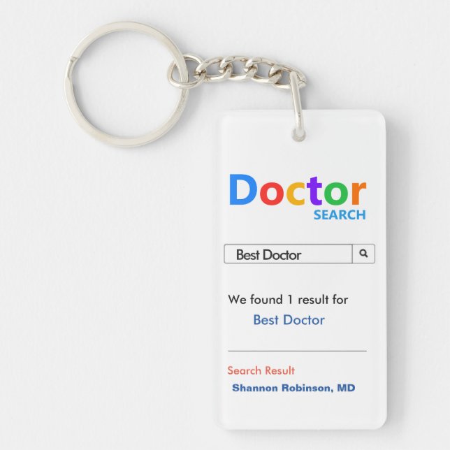 Best Doctor Keychain (Front)