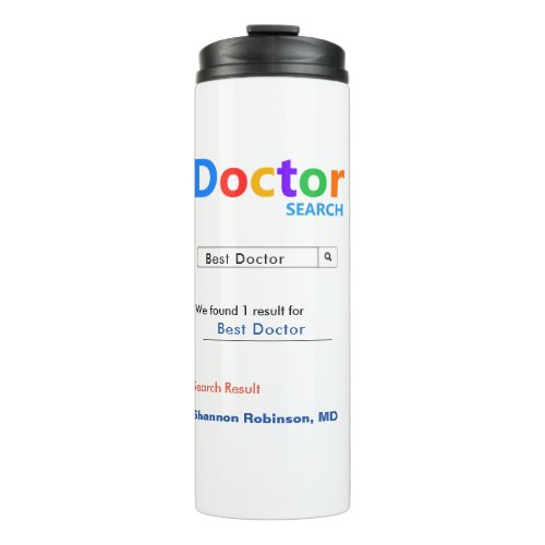 Best Doctor Search Award Thermal Tumbler