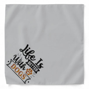 Best Dog Bandana   Custom Name & Photo