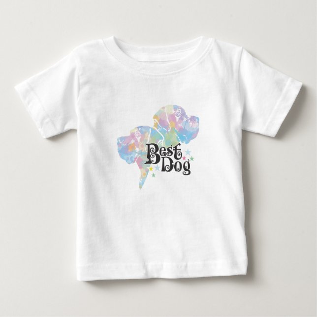 Best Dog "colored" Baby T-Shirt (Front)