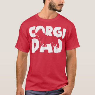 Best Dog Corgi Dad Daddy Ever Men  T-Shirt