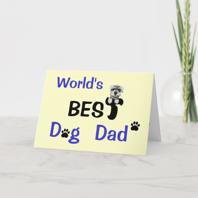 Best Dog Dad Card (Front)