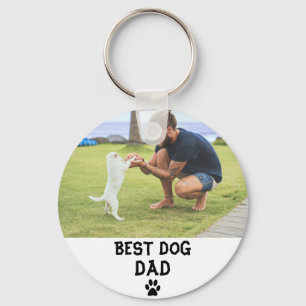 Best Dog dad Custom Photo keychain, dad gift,  Keychain