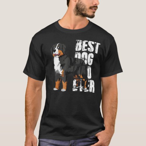 Best Dog Dad Ever Australian Shepherd Dog T_Shirt