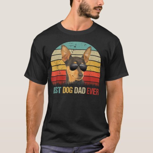 Best Dog Dad Ever Chihuahua Fathers Day  T_Shirt