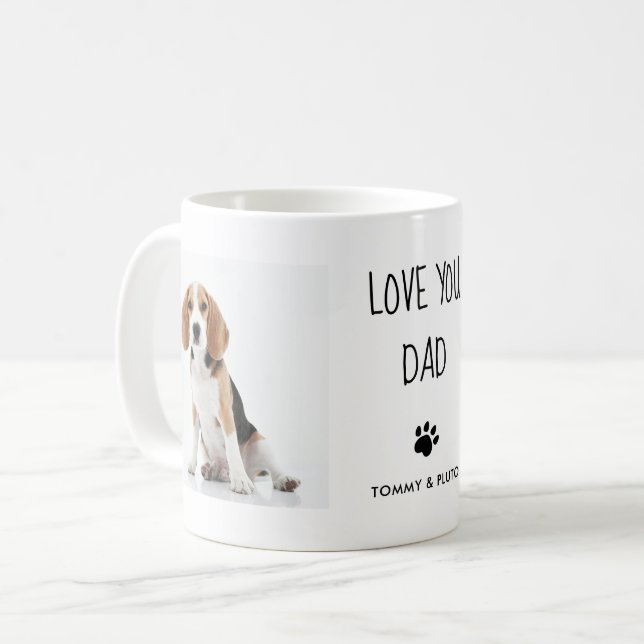 Best Dog Dad Ever Coffee Mug (Front Left)